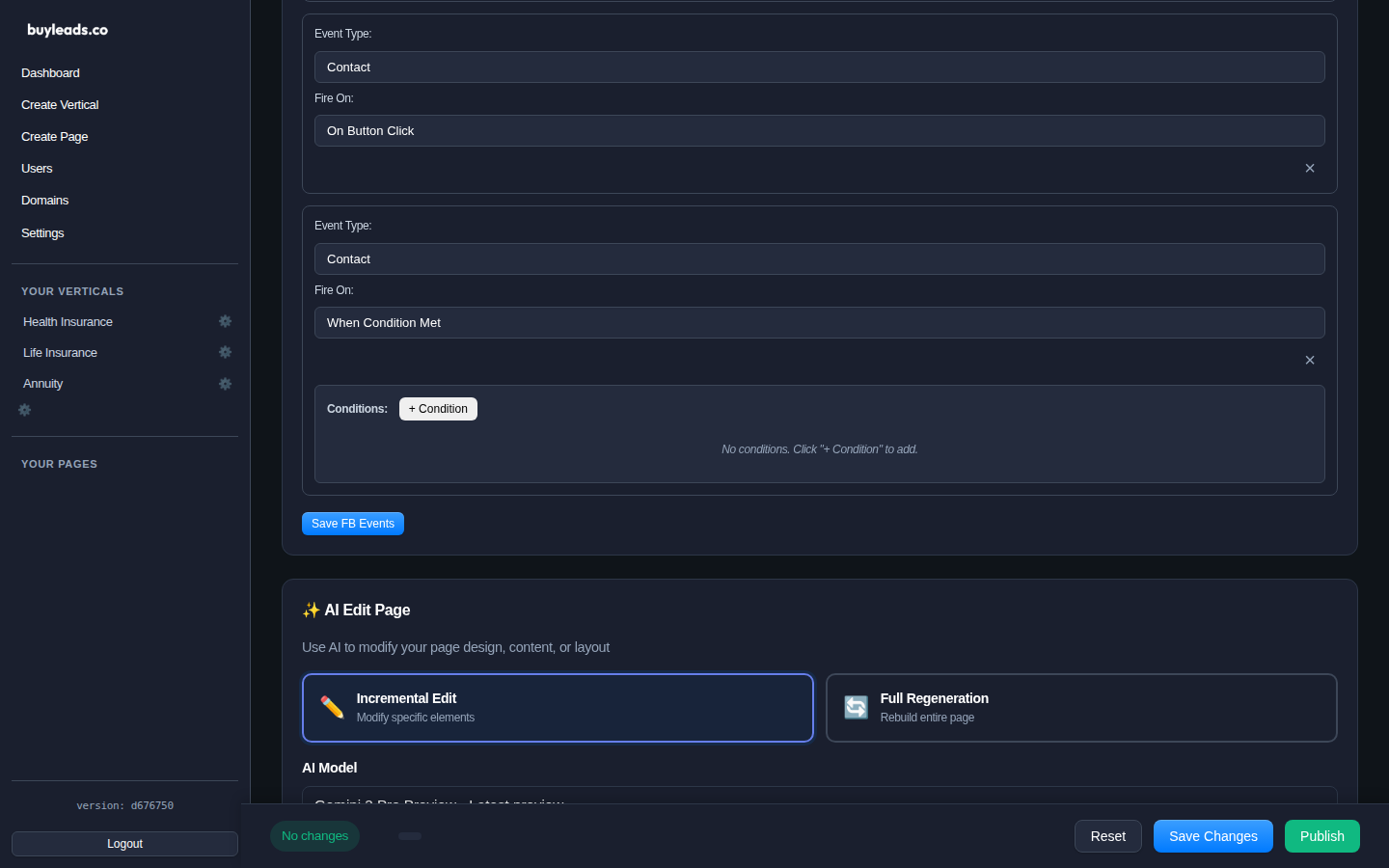 Facebook Pixel events with conditional triggers